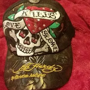 Vintage Ed Hardy baseball cap. EUC.